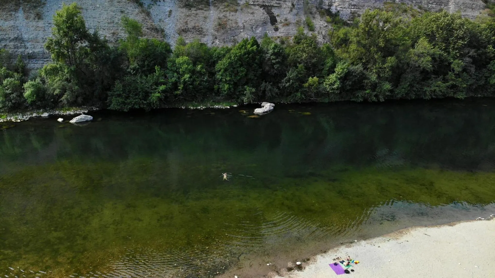 Campeggio Camping La Grand'Terre 4 Etoiles - Linge De Maison Inclus - Clim - Tv - Plancha - Lave-Vaisselle - 4 Personnes 2 Chambres Ruoms